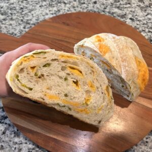 Jalapeno Cheddar Sourdough